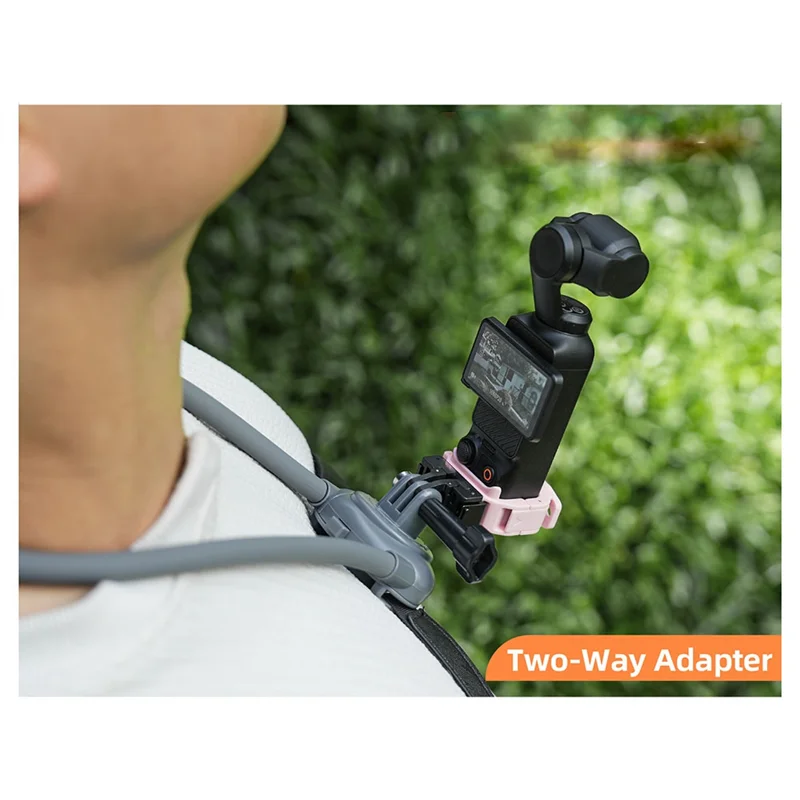 Quick Release Adapter Mount For DJI Pocket 3 Cat Ear Tabletop Bicycle Windshield Adapters For DJI Pocket 3 Black