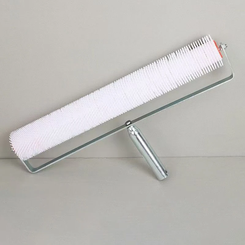 

23 см 51 см Профессиональный инструмент для удаления пузырьков с эпоксидных полов, игольчатая щетка-валик для выравнивания цементных покрытий