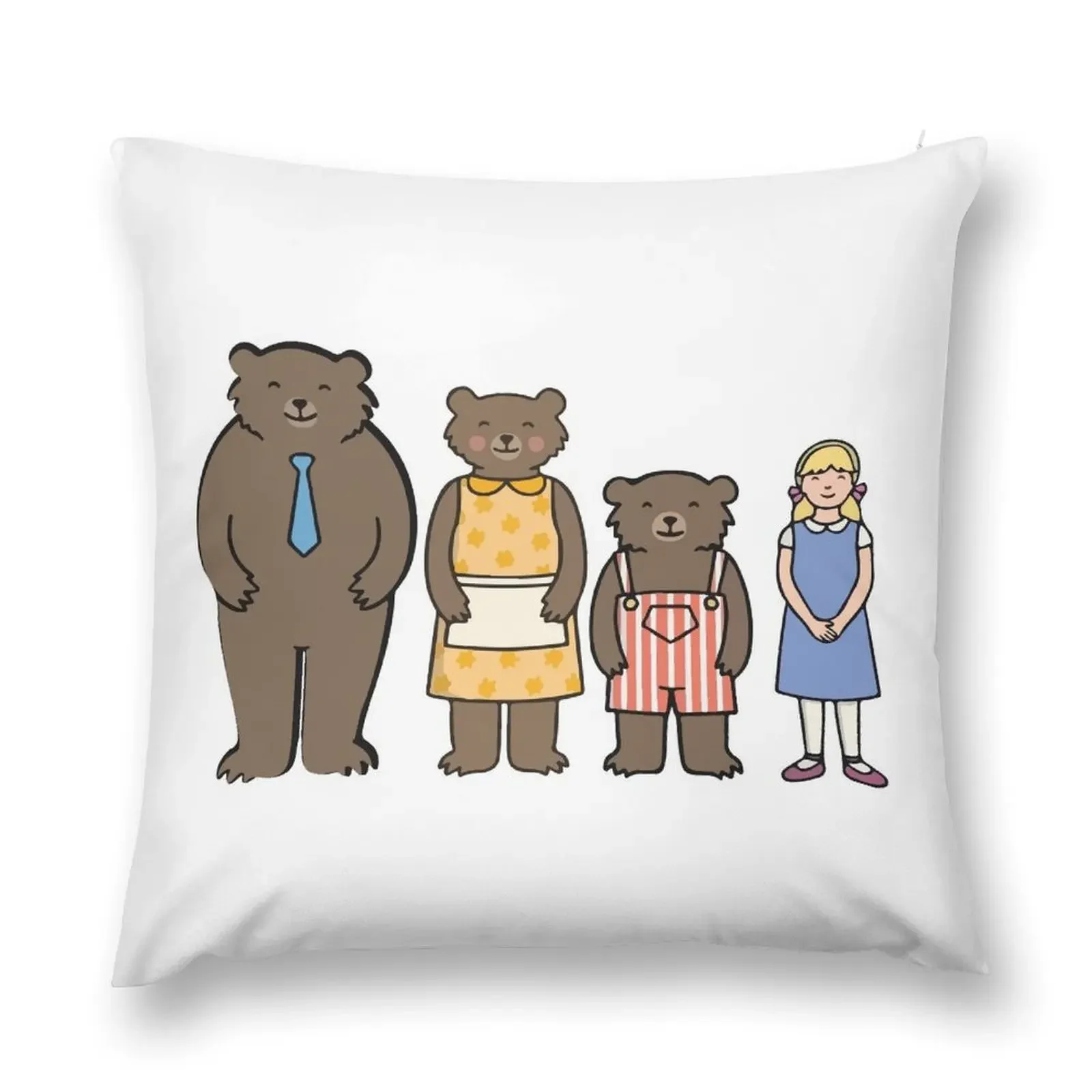 goldilocks and the three bears Throw Pillow Sofa Cushions bed pillows pillowcases for sofa cushions pillow