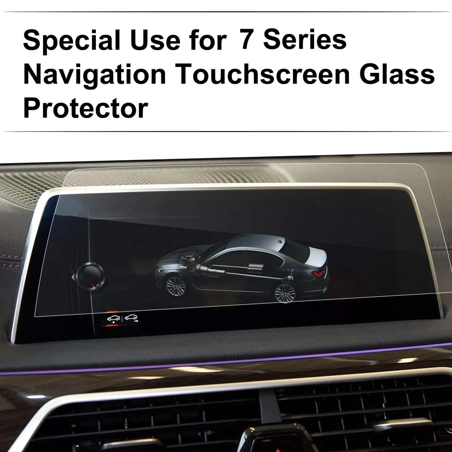 For 2016-2021-BMW 7 Series G11 G12 10.25-Inch Car Navigation Contact S n Center Display Tempered Gl  Protector Film