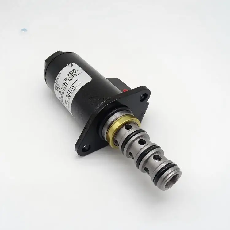 Safety Lock Solenoid Valve 121-1491 KWE5K-31G24DB30 Excavator Hydraulic Pump Rotary Valve E320B E320C E320D