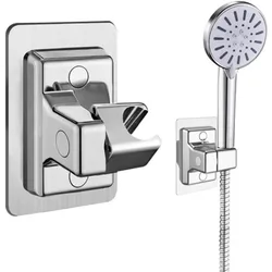 Quality Shower Head Holder Wall Mounted Shower Rack Strong Adhesive Adjustable Rotatable Handheld Bracket Bathroom Accessories