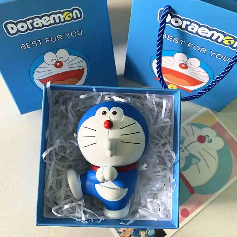 Anime criativo doraemon doraemon kawaii pvc nobita figura de ação modelo bonito coleção bonecas presentes decoração presente aniversário brinquedo