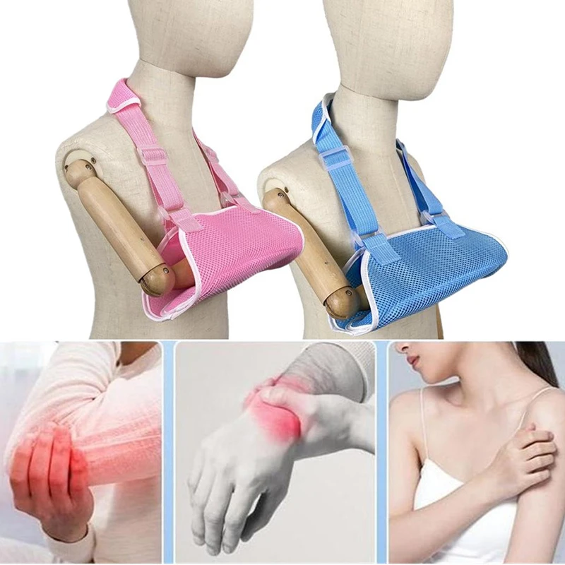 Child Adjustable Breathable Arm Sling Universal Support Shoulder Strap Brace Immobilizer Wrist Elbow Forearm Support Brace Strap