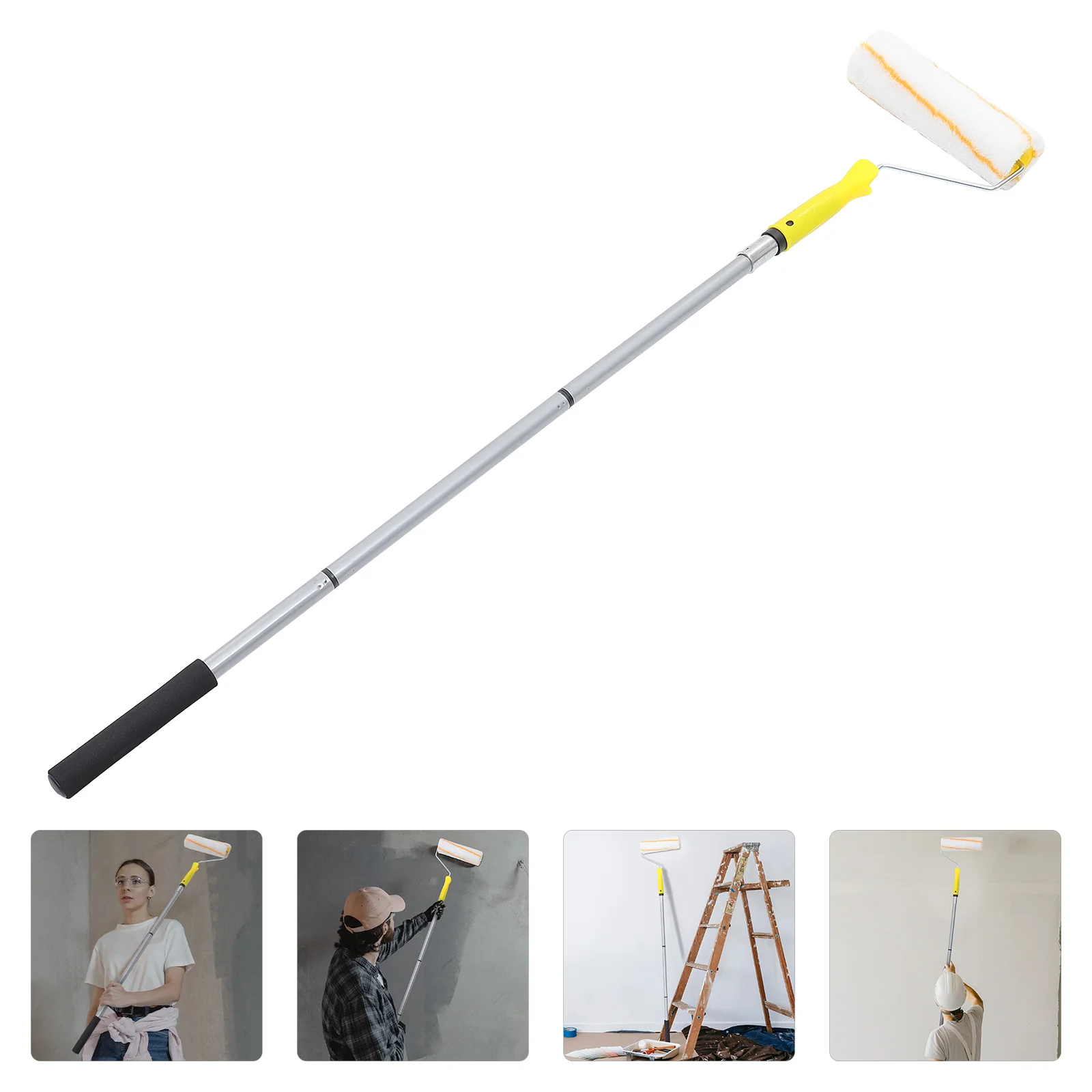 

Detachable Roller Brush Household Painting Supply Professional Convenient Telescopic Accessory