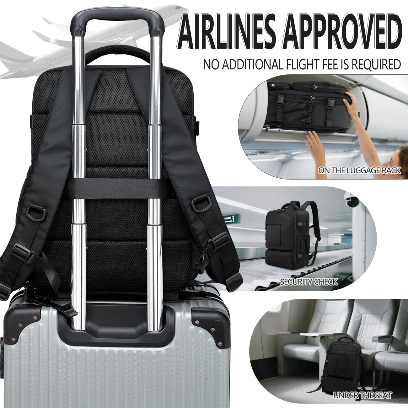 LONNKE Airline-Approved Vacuum Compression Backpack - With Pump, Unisex, Multi-Compartment Laptop & Travel Backpack - AliExpress 1524 LONNKE Airline-Approved Vacuum Compression Backpack - With Pump, Unisex, Multi-Compartment Laptop & Travel Backpack - AliExpress 1524