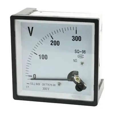 Screw Terminals Voltage Test DC 300V Scale Volt Meter Gauge SQ-96