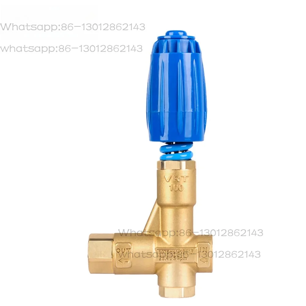 VRT100 Pressure Regulator Brass 100lpm 350bar Bypass Control Valves