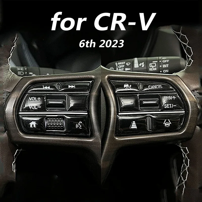 

Для Honda CRV CR-V 6 2023 автомобильные аксессуары для интерьера рулевое колесо декоративная заплатка защитный патч с блестками