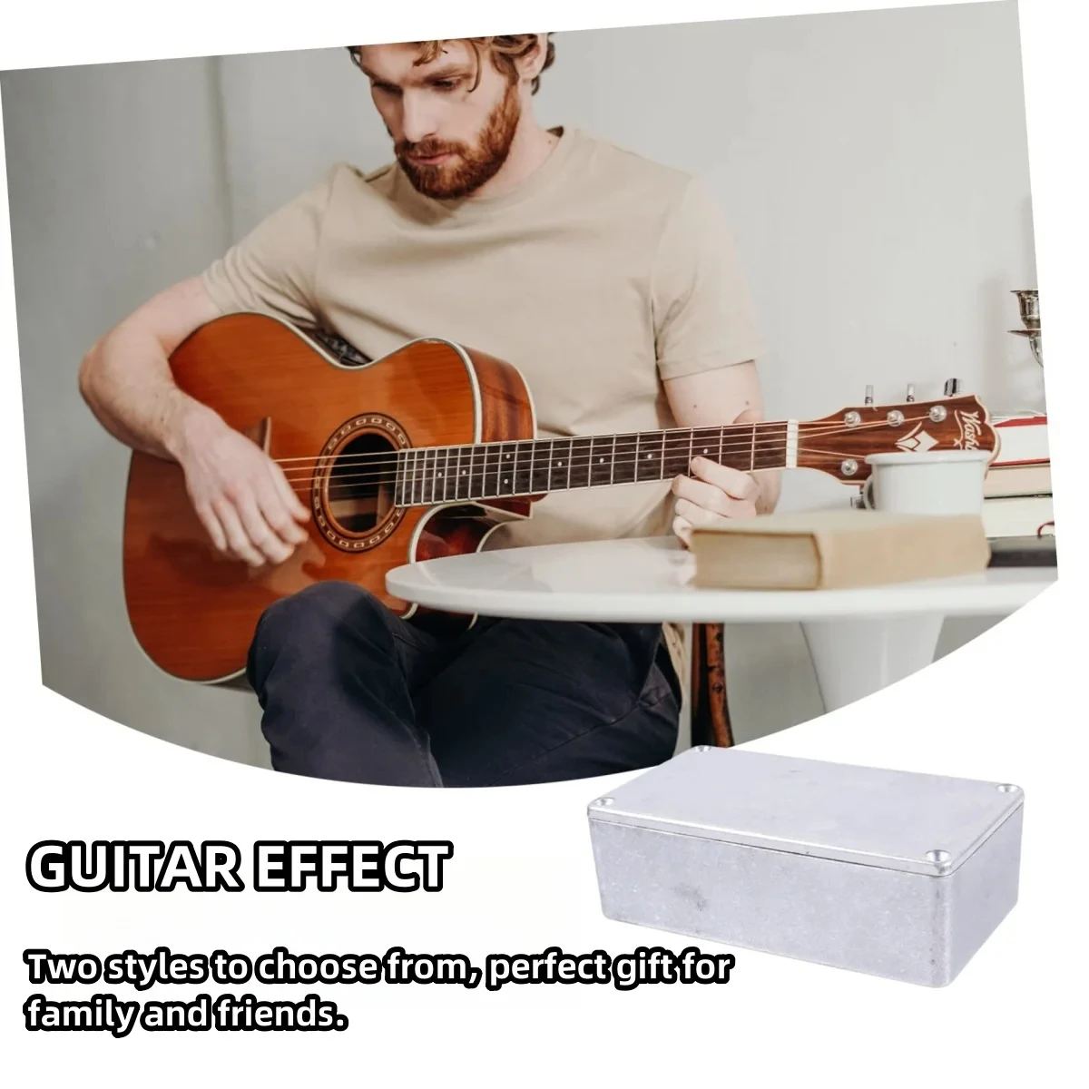 3 قطعة صندوق ستومب من الألومنيوم لدواسة تأثيرات الجيتار ذاتية الصنع - 12 مقاسًا (1590A/B/BB/C/D/DD/G/LB/XX/BB2/125B/1032L)