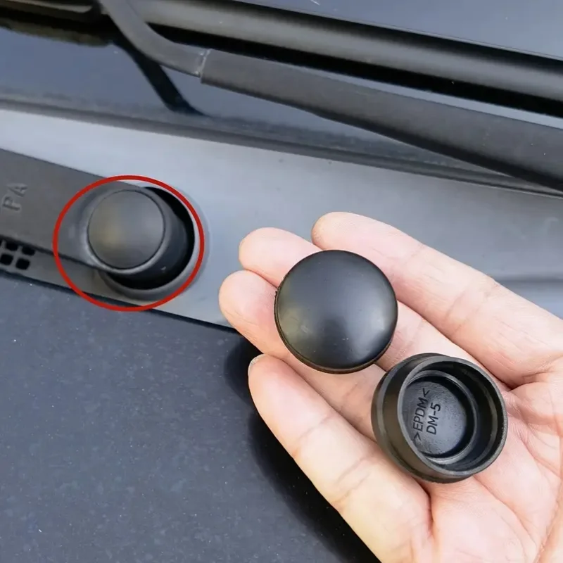 

2X Windshield Arm Cap For Kia 983804H050 983803N0501 Front Wiper Nut Cover Bolt Anti-Rust Protector Case Replacement Part