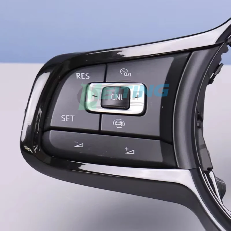 Adatto per Volkswagen Golf 7 Arteon GTI MK7, Cornice Verniciata per Volante con Pulsanti Multifunzione e Supporto per Leve del Cambio