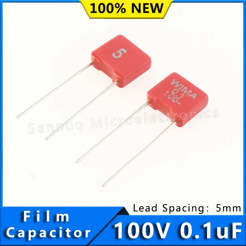 10pcs NEW WIMA Germany  0.1 µF 100V Film Capacitor Power filter capacitor MKS2D031001A00MSSD