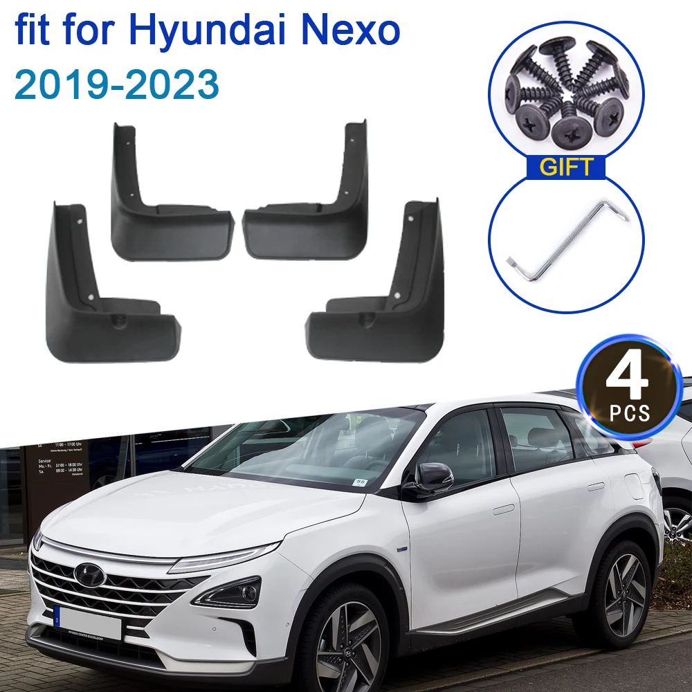 

Брызговики для Hyundai Nexo 2019 ~ 2023 2020 2021 FE, 4 шт.