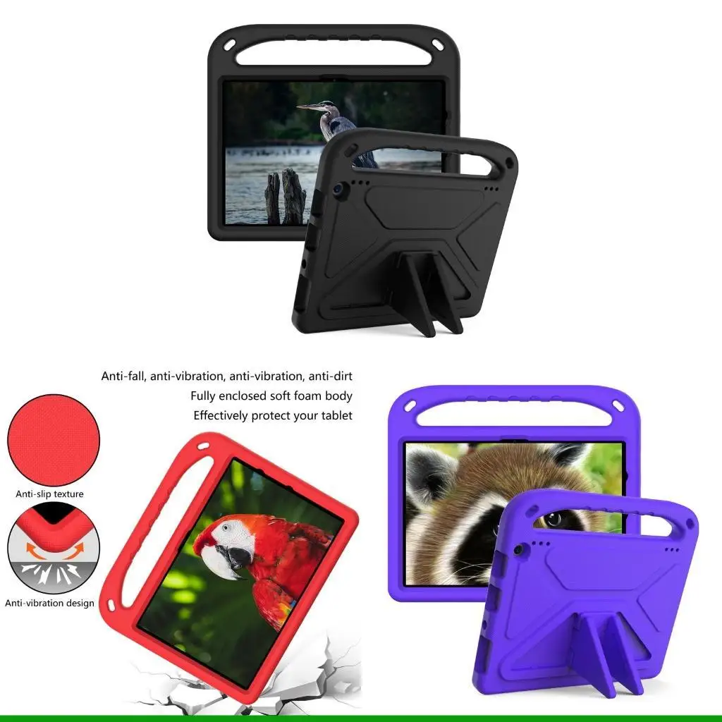 

U55C For Fire 10/10+ for Case Non-toxic EVA Foam Shockproof Cover Soft Tablet Sta