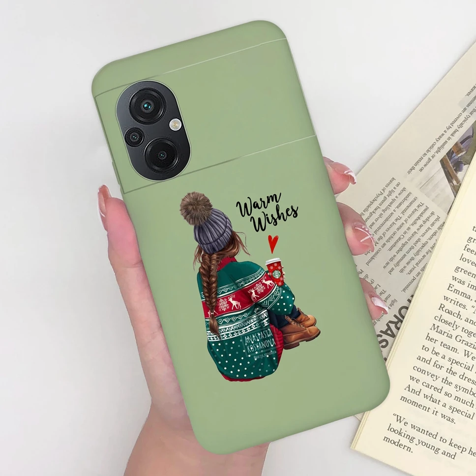 For Xiaomi Poco M5 Phone Case Sweet Girl Sunflower Soft Silicone Shockproof Cover For Xiaomi Poco M 5 Fundas Coque 6.58 inches