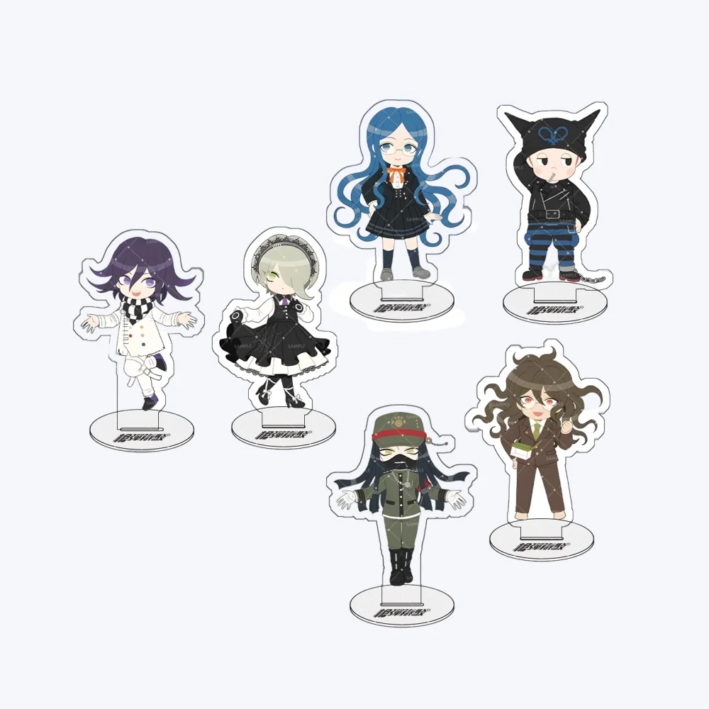 Anime 10cm Danganronpa Acrylic Stand Makoto Naegi Kyoko Kirigiri Sayaka Maizono High-Definition Printing Fan Collection Peripher