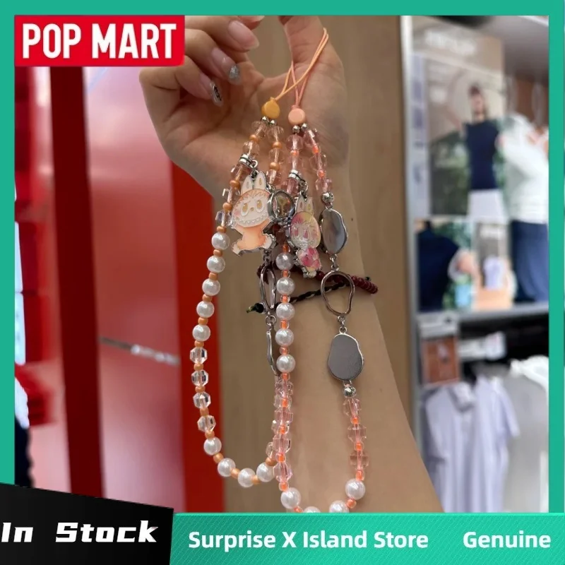 حقيقي البوب مارت الوحوش Labubu V3 الكبير في سلسلة الطاقة سلسلة الهاتف صندوق أعمى جراب هاتف شاحن لاسلكي صندوق غامض هدية #4