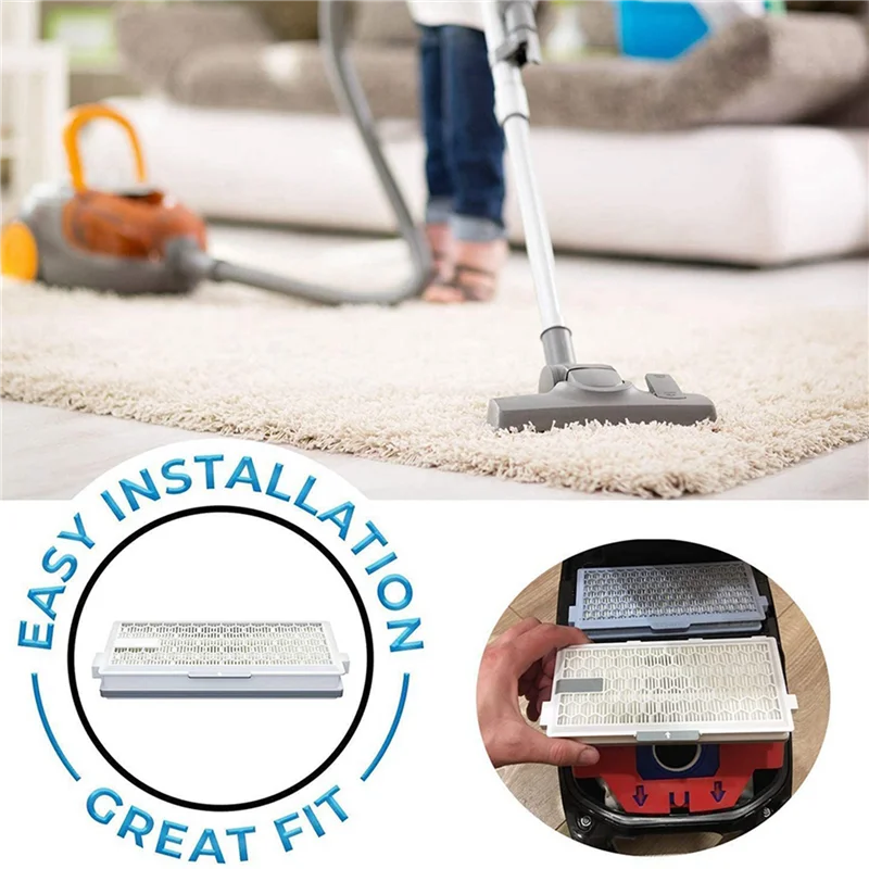 ABZA-4X SF-HA50 HEPA Airclean 50 Filtro Compatível Para Aspirador de pó Série Completa C3 C2 C1 S8000 S6000 S5000 S4 S5