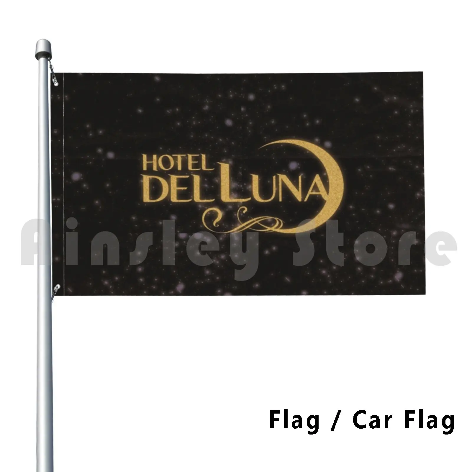 Hotel Del Luna A5 cubierta bandera coche bandera impresión personalizada Hotel Del Luna Dorama Drama coreano Dorama coreano