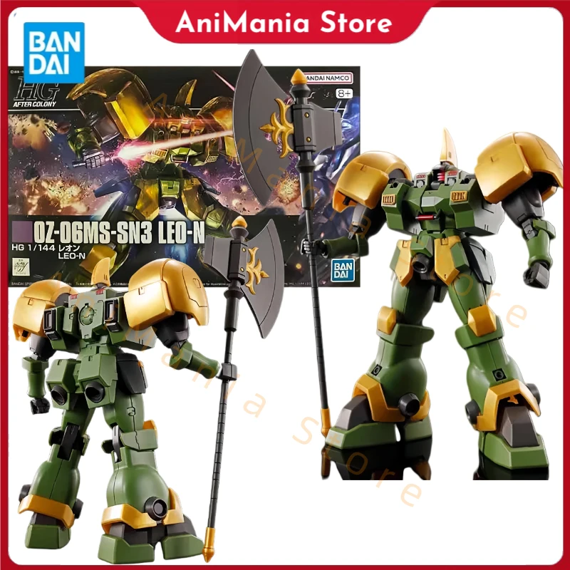 Bandai Gundam Model Kit HGAC 1/144 Leo N PB Action Figure Gunpla Building Kit Gundam Collectibles Anime Figures Toys Boys Gift