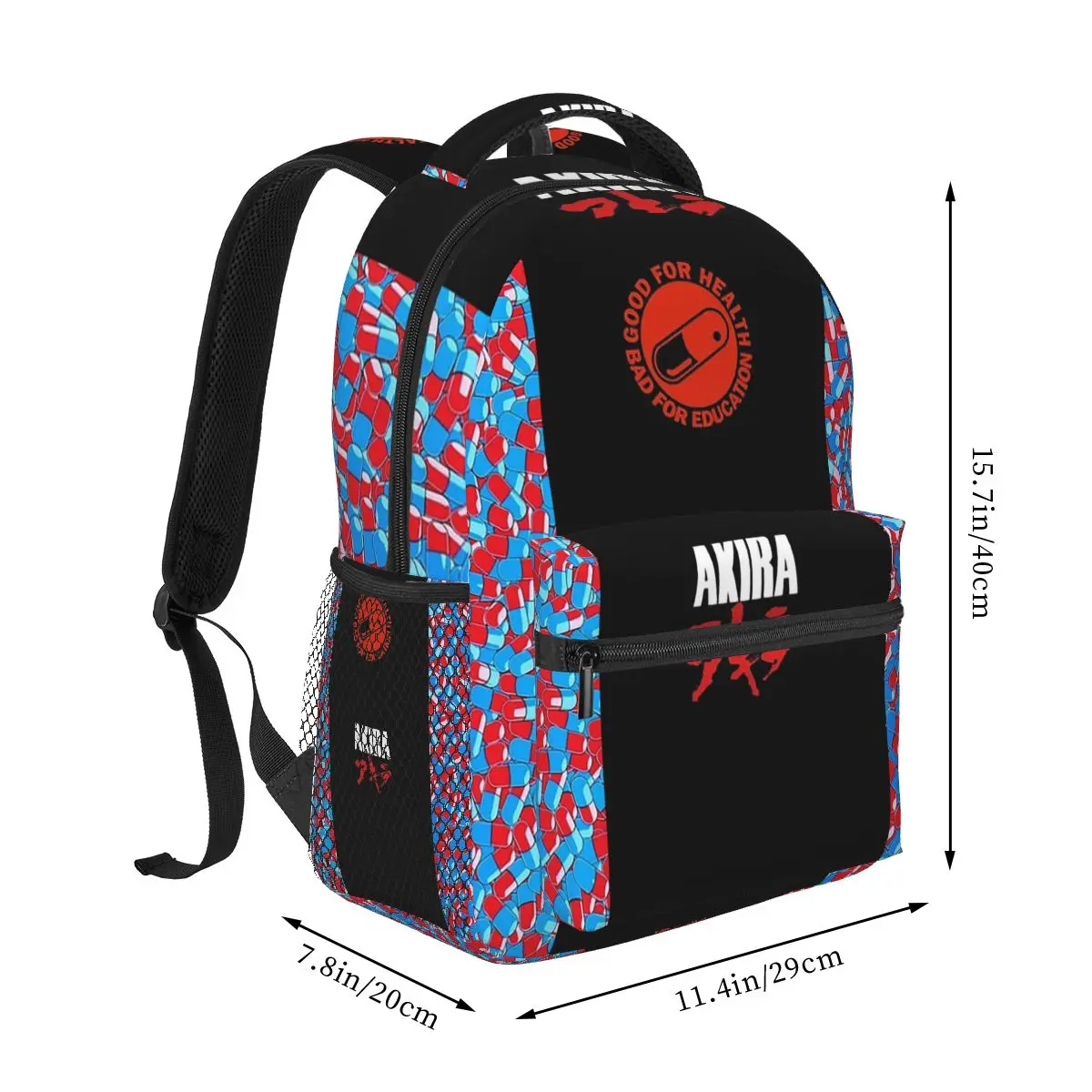 Akira Backpacks Boys Girls Bookbag Children School Bags Cartoon Travel Rucksack Shoulder Bag Large Capacity