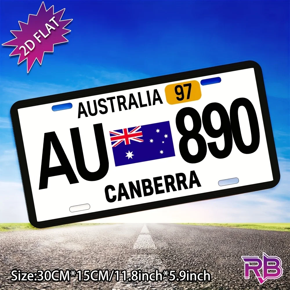 2D Flat - This Is a 2D Flat Sign with UV Printing, Showcasing Australian-Themed Wall Art That Features Designs of Australia And