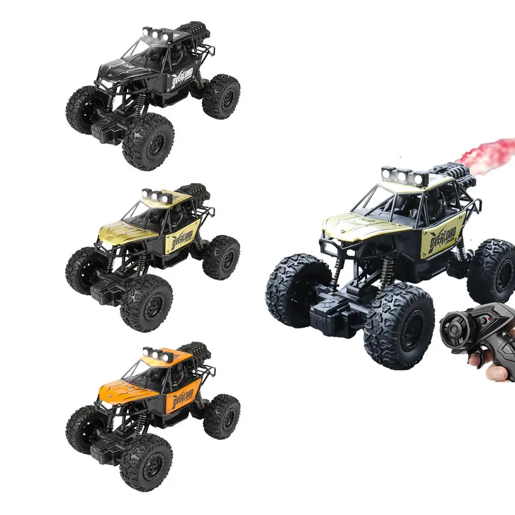

RC Cars Remote Control Car 1:12/16 Off Road Truck Metal Hobby Headlights Trucks All Car Toys Terrain 4WD RC LED Shell U2W9