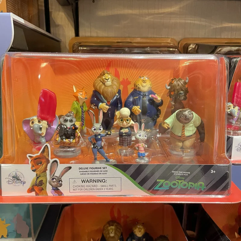 In Voorraad Echte Originele Disney 10 stks/set Zootopia Actiefiguren Judy Nick Cartoon Geschenken Speelgoed Verzamel Ornamenten Meisjes Geschenken