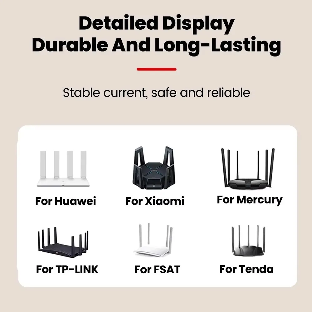 Durable DC WiFi Auto Reboot Router 5.5x2.1mm 5V-24V Automatic Power Off Reset Tool 24H ABS Router Reboot Device