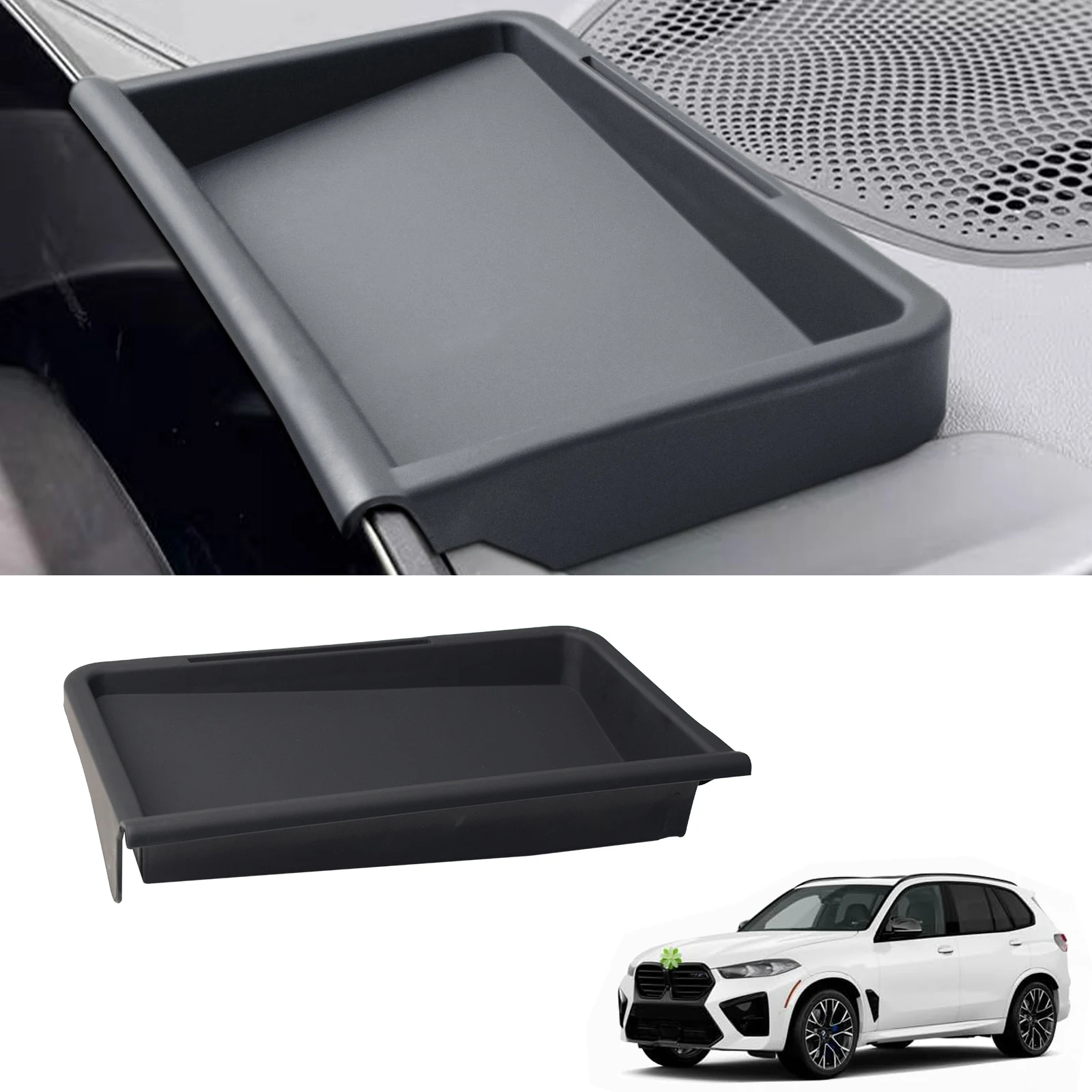 

For BMW X5 X6 X7 Center Console Dash Board Tray Front Center Console Dashboard Organizer Phone Holder Storage Box Accessories