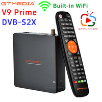 GTmedia V9 Prime DVB-S2X Satellite Receiver Built-in WiFi HEVC Support CA Card Full HD 1080P PVR Ready TV Receiver