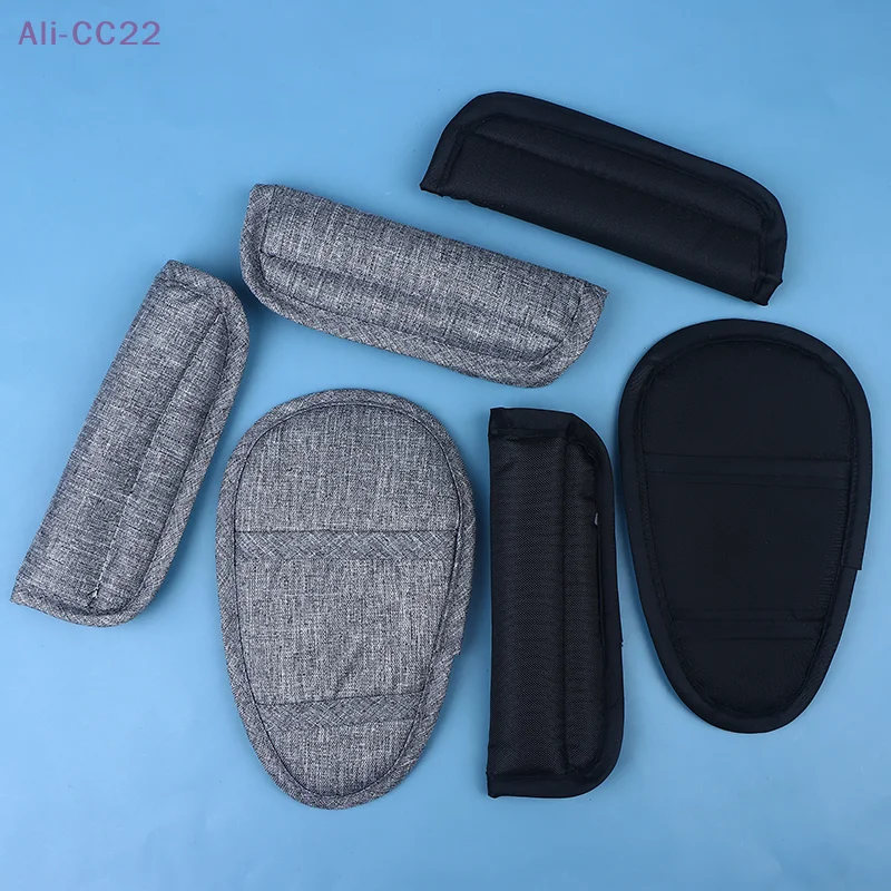 

{MX} 1 комплект: Накладки на плечевые ремни для коляски, защита от сдавливания, мягкие подушечки для ремней безопасности детского автокресла, защитные накладки на ремни безопасности для коляски