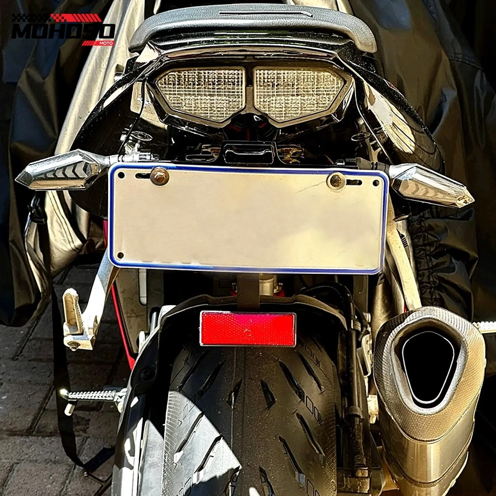 Motorcycle Accessories For Yamaha TENERE700 Tenere 700 XTZ 690 XTZ690 2019-2024 2025 License Plate Holder Extend Tail Reflector