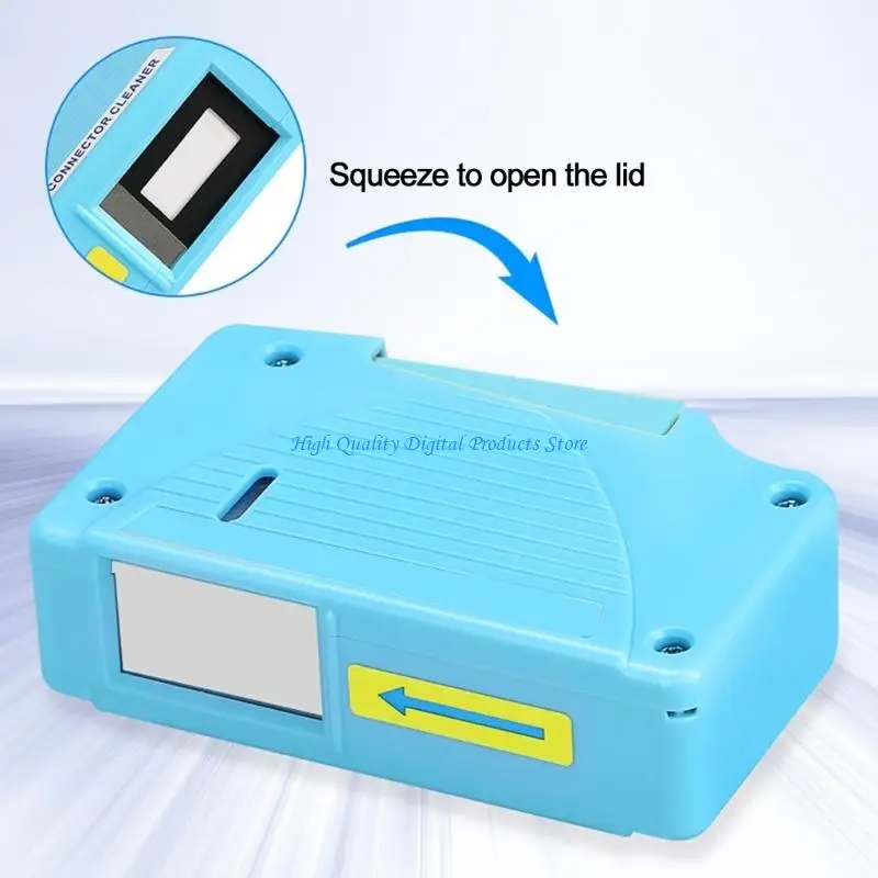U2JE AUA-500 Fiber End Face Cleaning Box Pigtail Wiping Cleaner Tool Optical Connector Cleaner Fit For SC ST for FC Insert