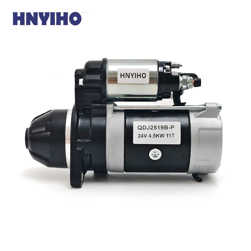 Motor de arranque 24v QDJ2519B-P 490-51000-2 para jiangsu jiudi 20951bs pista aq1 lijia 2105 changfa cy485q yunnei 490 motor xinchai