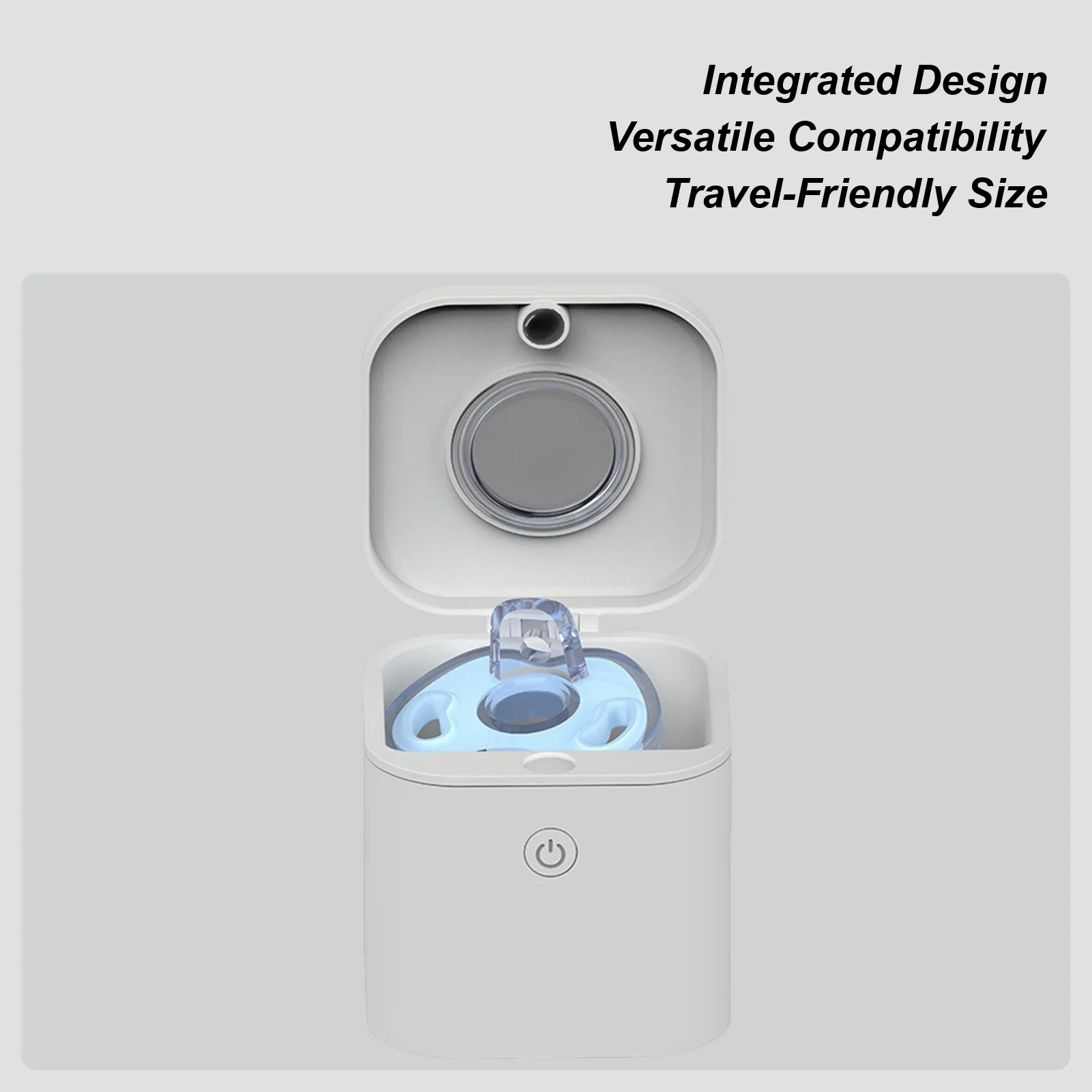 

Pacifier Case Rechargeable Portable Container Uv Light Case For Daily Parenting Care Outdoor Routine Home Travel Hygiene Health