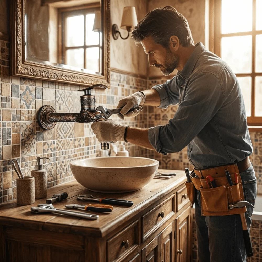 Dragon Head Design Antique Faucet Freeze-Resistant Material Wall-Mounted Structure Dragon Spout Tap Exquisite Spout