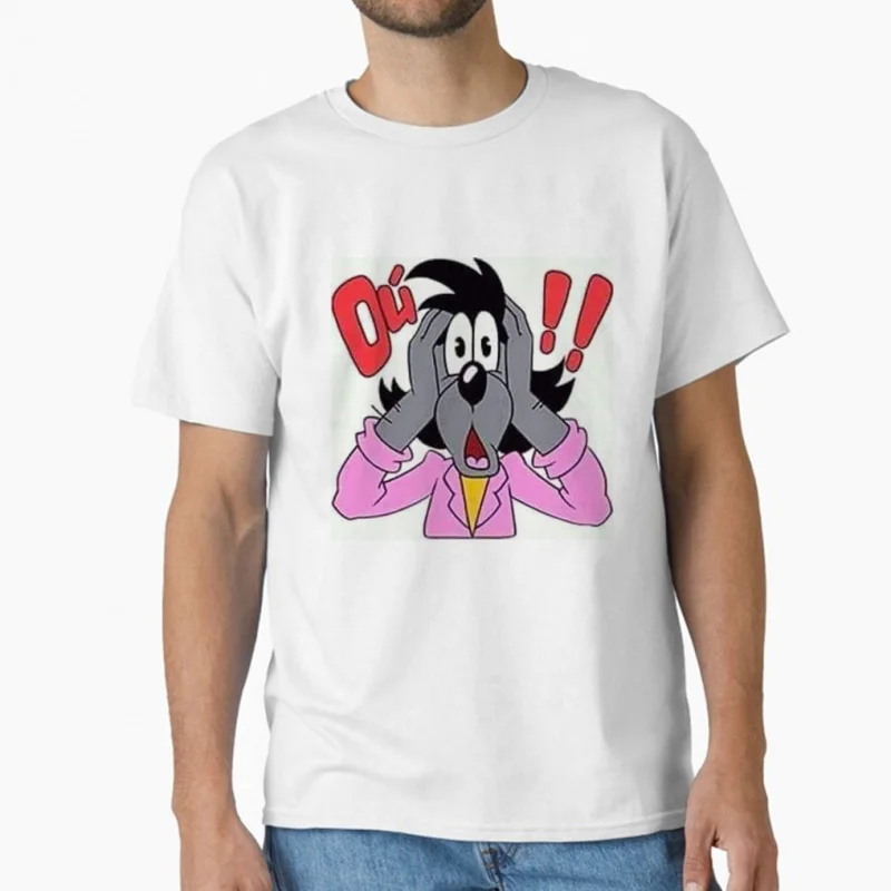 

Nu Pogodi Nu, pогоди old cartoon 0807 russia udssr wolf Volk and Zayats funny t shirt Retro Well Just You Wait printed clothing