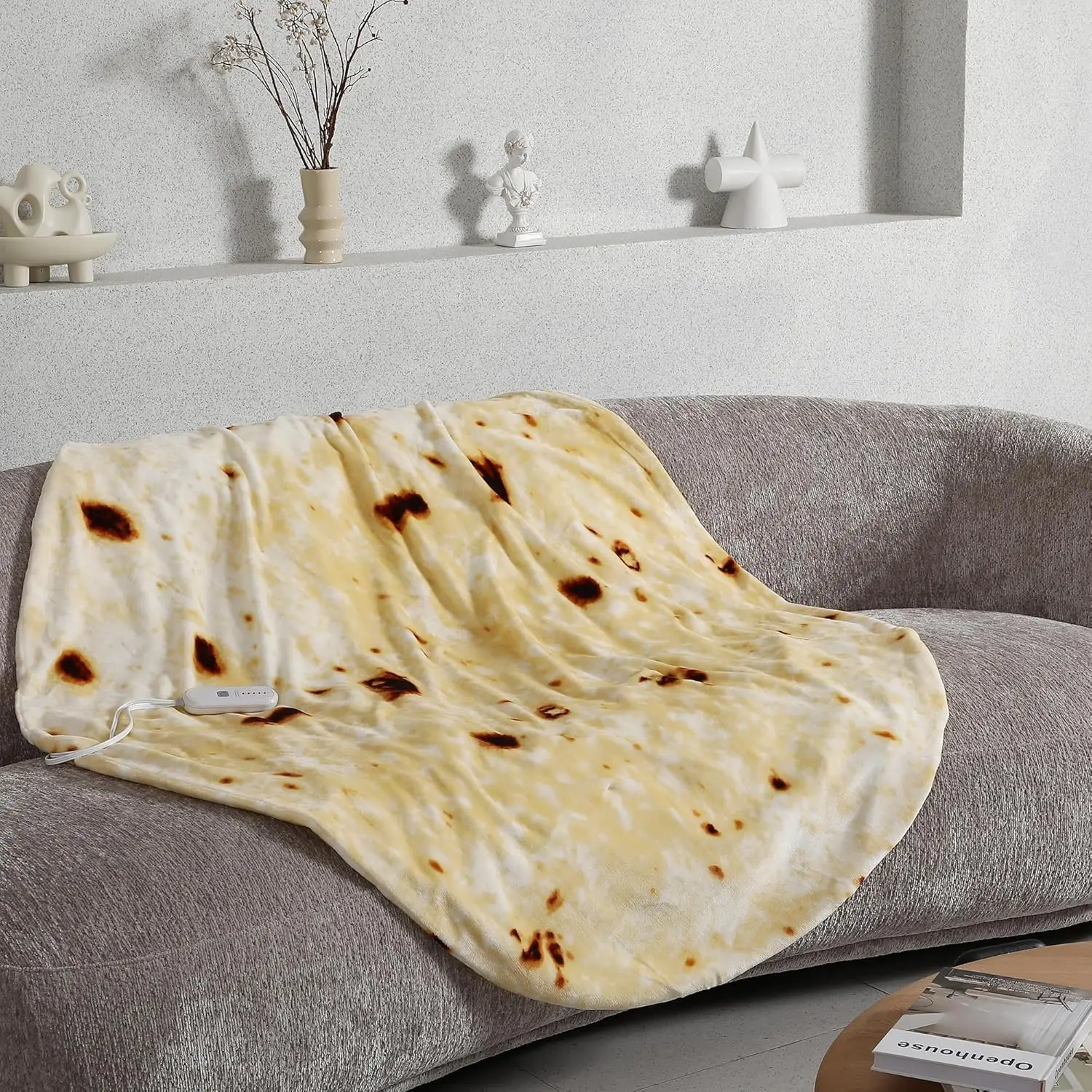 

Уютный электрический плед с подогревом, 5 уровней нагрева и автоматическим отключением, двусторонний фланелевый, для взрослых и детей