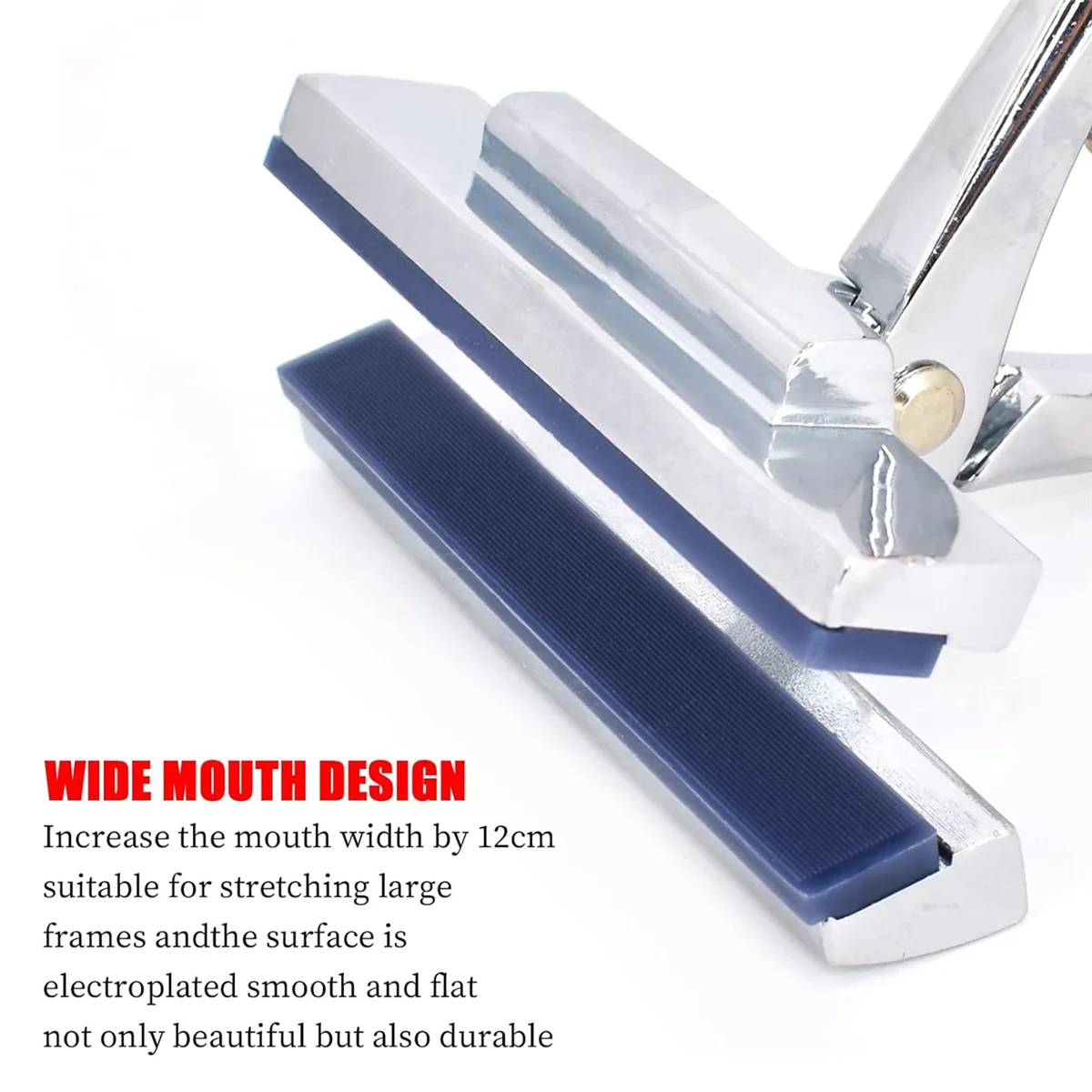 Zestaw szczypiec i wykrawaczy do zszywek ABJS Duty Canvas, nierdzewne szczypce do rozciągania płótna z sprężyną