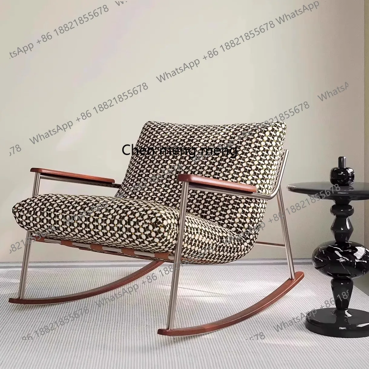 

Rocking Chair Living Room Modern Light Luxury Removable Washable Soft Bag Sofa Recliner Single Rocking Chair