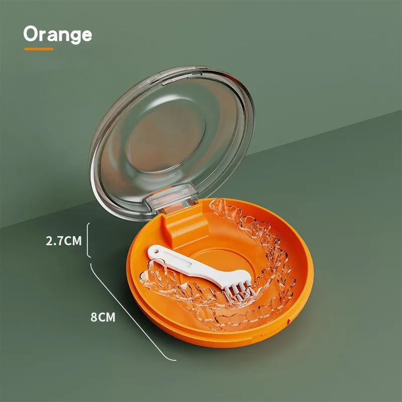 

1PC Retainer Denture Storage Container Holder Denture Case Orthodontic Teeth Box Orthodontic Dental Invisible Hygiene Brace Box