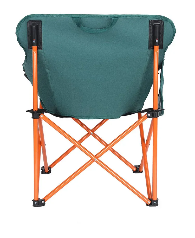 Outdoor Camping Folding Chair Oxford Cloth Fishing Chairs Portable Moon Chair Camping Equipment For Travel Leisure Picnics