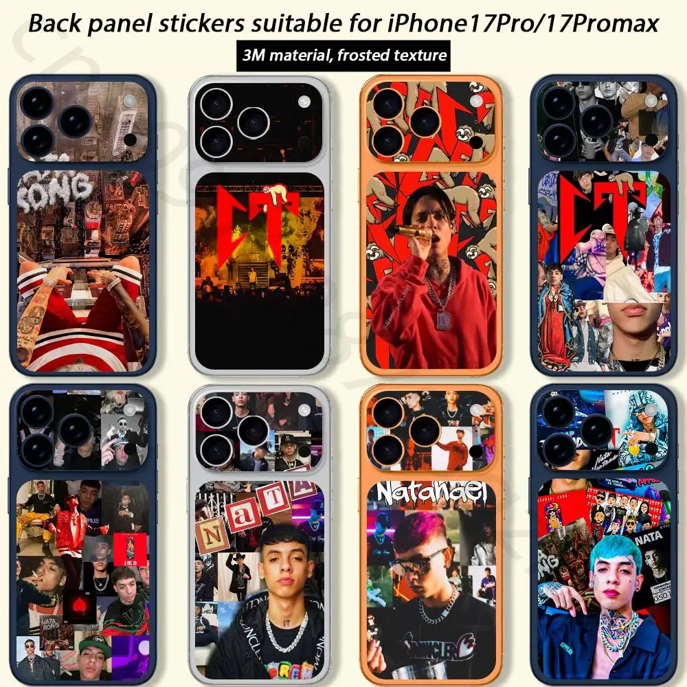 Singer N-Natanaels Canos TICKET Decal Skin Wrap for iPhone 17 Pro or Pro max Protective Film for Back, Frame, Camera