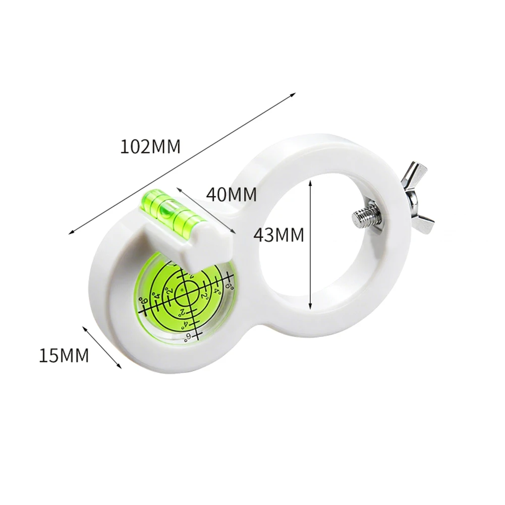 Circular Drill Level Attachment for Spirit Level Use with Electric Drills to Precise Alignment in Multiple Applications