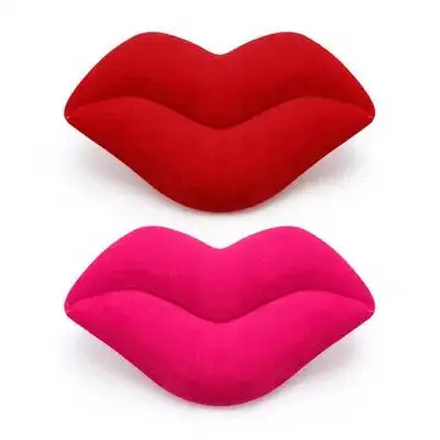 2 pezzi cuscini a forma di labbra cuscini decorativi per divano divano letto casa soggiorno camera da letto decorazione regalo riempita di cotone Pp