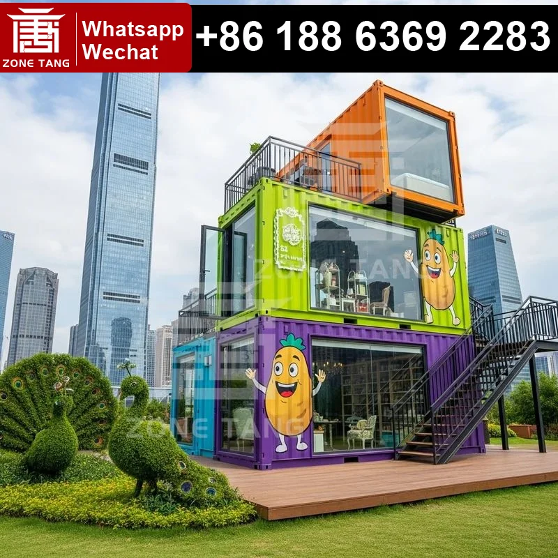 

Удобный модульный дом-контейнер заводского изготовления, двухэтажный, 3-спальный, с длительным сроком службы