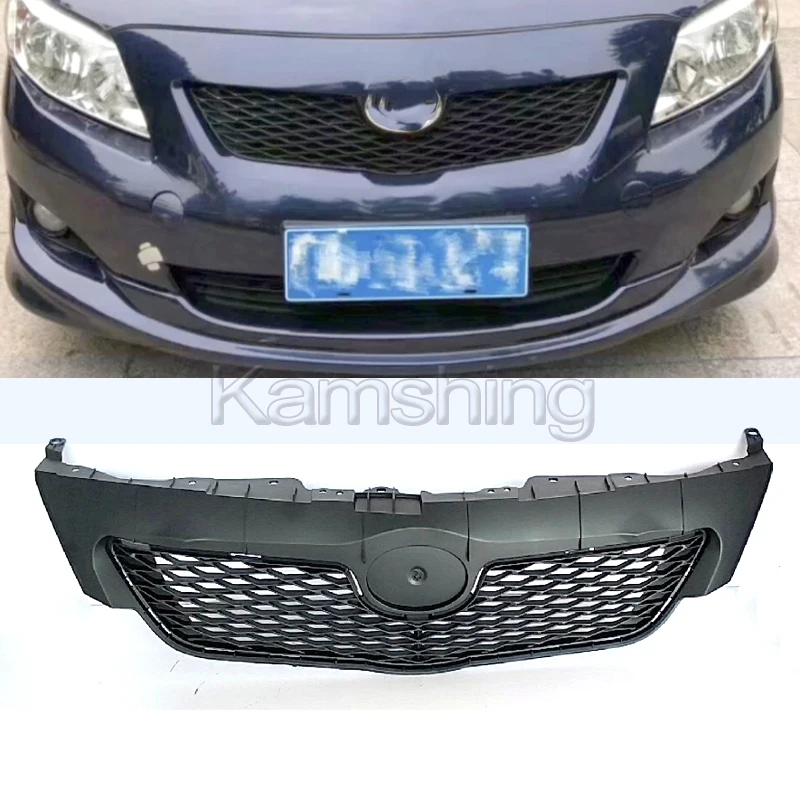 

Kamshing US Version Car Mesh Grill Front Bumper Grille Radiator Grille For Toyota Corolla 2007-2009 Racing Grills Modified