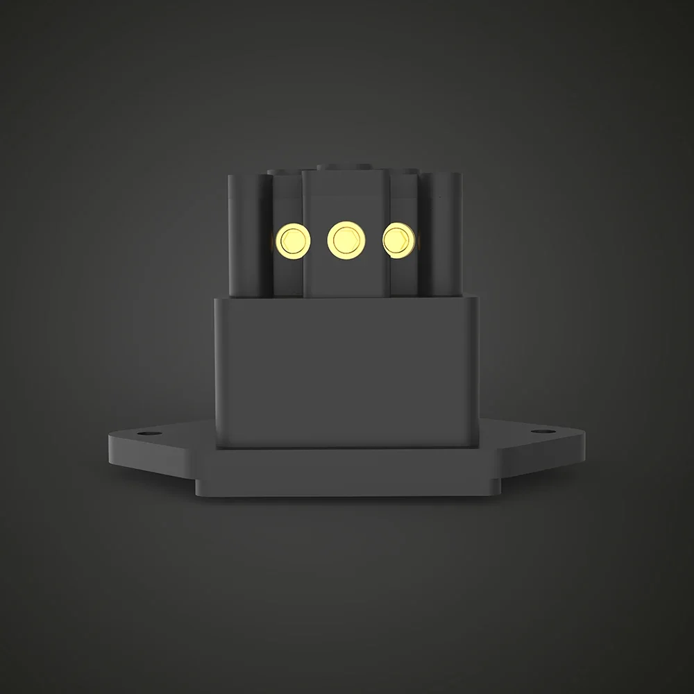 Viborg VI20G Pure Copper Gold Plated 20A Power Inlet C20 Male Copper 125V/20A 250V/16A High-Power AC inlet IEC Power socket